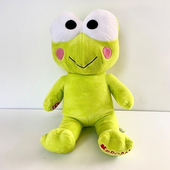 Keroppi Build A Bear Sanrio Hello Kitty 2023 Plush with Frog Sound